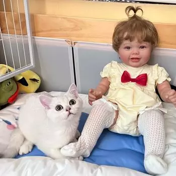 3D краска с кожей с венами, мягкий силикон, 60 см, кукла реборн, игрушка для девочек, коллекция принцессы для малышей Bebe Artist