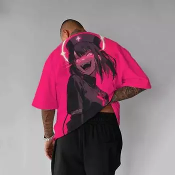 3D Красота Принт Мужская Футболка Летняя Повседневная Футболки С Коротким Рукавом Уличная Хип-Хоп Мужская Одежда Свободная Оверсайз Быстросохнущая Футболка Для Мужчин S