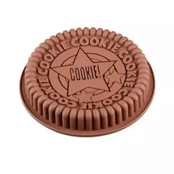 3D круглая форма для шоколадного печенья Oreo, силиконовые формы для печенья с антипригарным покрытием, форма для пудинга, большая форма для выпечки мусса, торта as the picture color