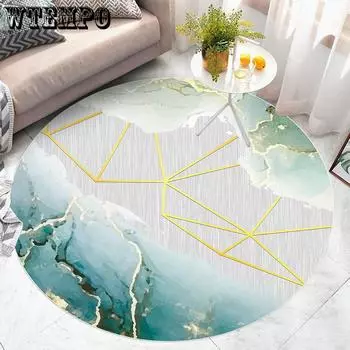 3D круглые ковры для гостиной, напольные коврики, ковры для детской комнаты, декоративные ковры для кухни, спальни, ковры diameter 60CM