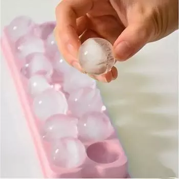 3D круглые шарики для льда пластиковые формы для самостоятельного изготовления кубиков, силиконовые формы для виски, сока, шариков для льда, бытовая форма для льда с крышкой