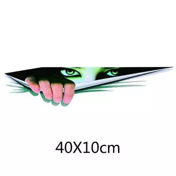 3D крутая автомобильная наклейка креативная наклейка модифицированная наклейка глаза выглядывающие наклейки монстра