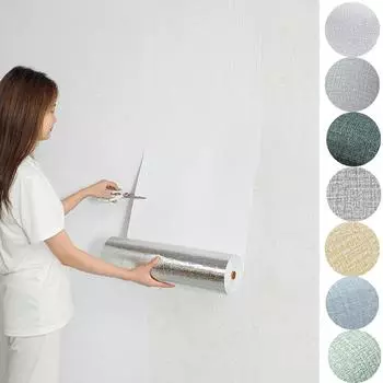 3D льняные настенные наклейки, самоклеящиеся водонепроницаемые влагостойкие настенные покрытия, панели для украшения спальни, гостиной 50X280cm