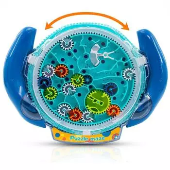 3D лабиринт-головоломка для детей, головоломка-лабиринт с шаром, игрушка-головоломка, подарки для детей, балансирующая игра с мячом синий