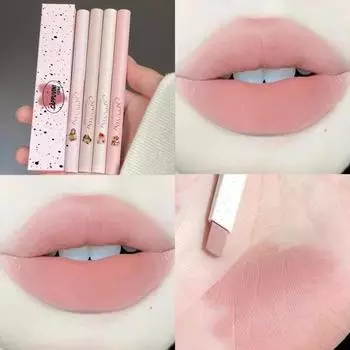 3D Lips Velvet Matte Lip Liner Pencil Водостойкая стойкая объемная помада Natural Contour Lip Contour Line Макияж Lip Liner Pencil, 1 шт.