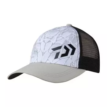 3D Logo Half Mesh Cap Tide White Free [DAIWA] 24DC-6624