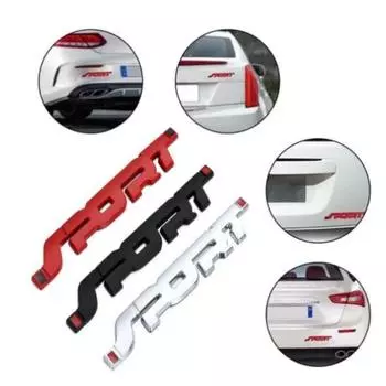 3D логотип автомобильная наклейка спортивная эмблема значок наклейка молдинги и отделка автоаксессуары для универсального автомобиля Стайлинг Декор наклейка чёрный