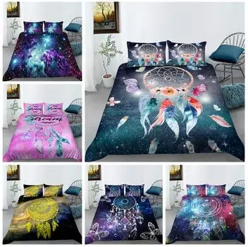 3D Ловец снов домашний комплект постельного белья пододеяльник комплект постельного белья постельное белье наволочка односпальная/двуспальная кровать полноразмерное постельное белье Baby 100x135cm
