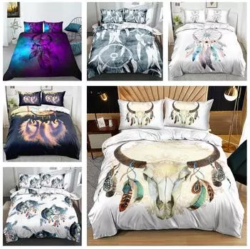 3D Ловец снов узор домашний комплект постельного белья пододеяльник наволочка спальня очень большой полный размер постельное белье украшение дома Baby 100x135cm