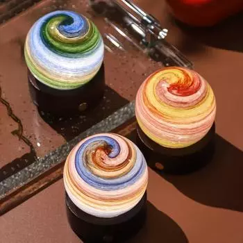 3D Луна лампа прикроватная лампа с деревянной основой регулируемая яркость USB день рождения месяц искусство ночник украшение стола