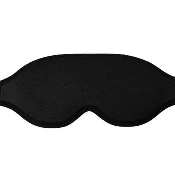 3D маска для глаз из пены с эффектом памяти. Удобный дышащий оттенок. Медленный отскок. Маски для носа из пены с эффектом памяти без оправы. чёрный