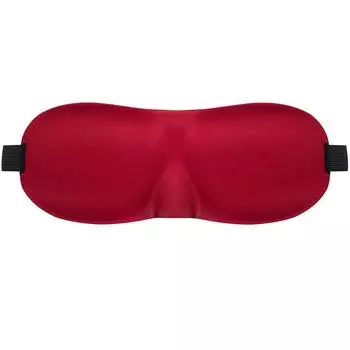 3D Маска для глаз с затенением Досуг Дышащая Маска для сна Маска для глаз из мягкой пены с памятью вино красного