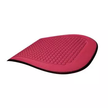 3D Massage Design Ice Silk Vehicle Chair Backrest Pad Ice Cooling Car Seat Cushion Summer red-seat mat