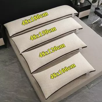 3D массажные подушки длинная подушка ядро спальное место подушка для дома кровать мягкая подушка для тела травессейро подушки для шеи 1pc 48x100cm