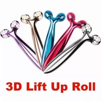 3D массажные ролики для красоты, устройство для похудения лица, подбородок, шея, подтяжка кожи, лифтинг-массажер против морщин, инструменты для красоты лица