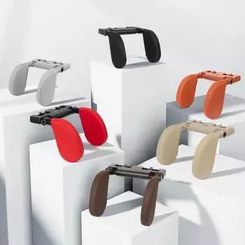 3D Memory Sponge Car Seat Headrest Multifunctional Side Pillow Built-in Invisible Storage Hooks and Aromatherapy Box Car Travel