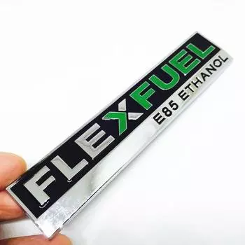 3D Metal FLEXFUEL E85 ETHANOL car-styling эмблема наклейки значок наклейка для focus 2 fiesta kuga ranger mondeo mk4 Explorer синий