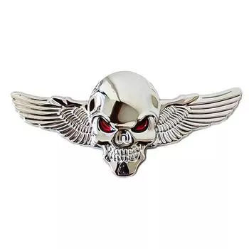 3D металлическая наклейка на автомобиль крылья ангела автомобильная наклейка металлический скелет эмблема автомобиля украшение наклейка металл для автомобильных аксессуаров золотой