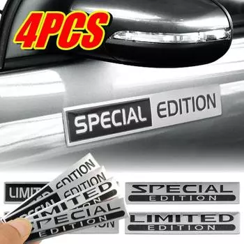 3D металлическая наклейка на автомобиль ОГРАНИЧЕННЫЙ ВЫПУСК/СПЕЦИАЛЬНЫЙ ВЫПУСК Наклейка на корпус мотоцикла Эмблема на крыло Наклейка Модификация внешнего вида