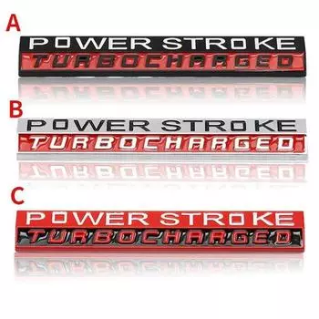 3d металлические наклейки на автомобиль, значок, эмблема, наклейки для F-150 f150 Power Stroke с турбонаддувом Focus Fiesta Kuga Escort bmw m power kia C