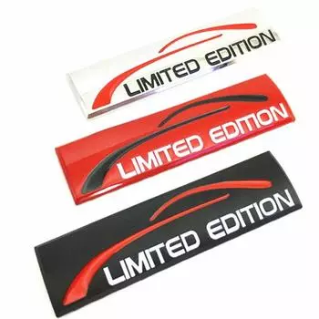 3D Металлический Черный Ограниченный выпуск Автомобильный Багажник Fender Эмблема Значок Наклейка Наклейка Спорт чёрный