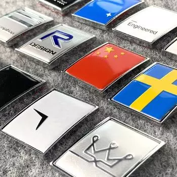 3D металлический цинковый сплав Ocean Race R Desig AWD наклейки с эмблемой автомобиля авто значок багажника эмблема наклейки 1