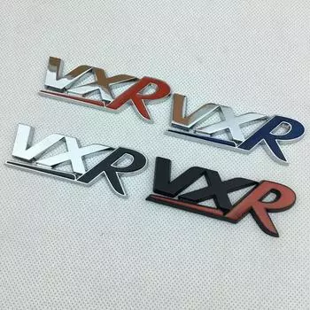 3D металлический хром, черный, красный логотип, эмблема VXR, значок на крыло автомобиля, наклейка на багажник для New Regal, новые аксессуары Regal VXR Stikcer серебряный