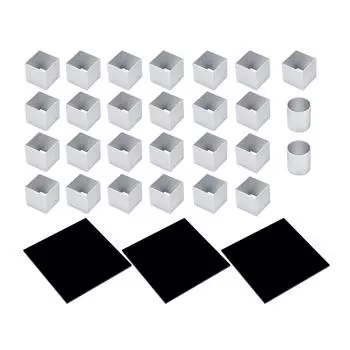 3D металлический куб форма для торта трехслойный вращающийся мусс торт десерт форма для выпечки инструмент