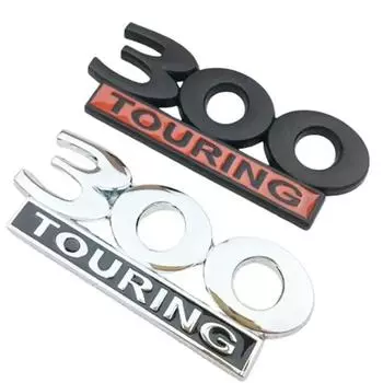 3D металлический логотип 300 Touring, наклейка на задний багажник автомобиля, боковая эмблема для Chrysler Viper GTS 2019 Vespa GTS 300 Touring Black