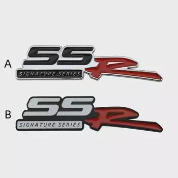 3D металлический логотип SSR на задний багажник автомобиля эмблема на крыло значок наклейки наклейки для Chevrol-et SS R аксессуары Style-A Sticker