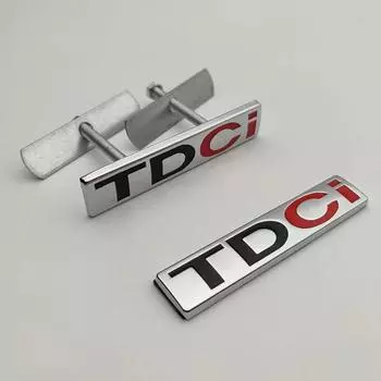 3d металлический логотип TDCI значок автомобиля передняя решетка эмблема наклейка на багажник для Fcous Mondeo C Max Fusion Fiesta TDCI наклейки аксессуары Sticker TDCI