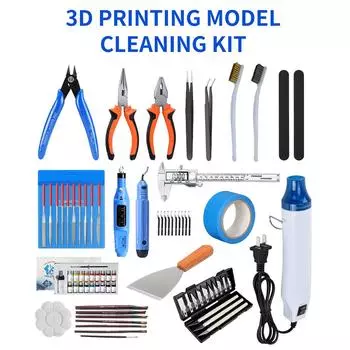 3D-модель принтера, инструмент для очистки, гравировальный нож, набор для резьбы, включая инструменты для резьбы по дереву, для удаления заусенцев Type-C