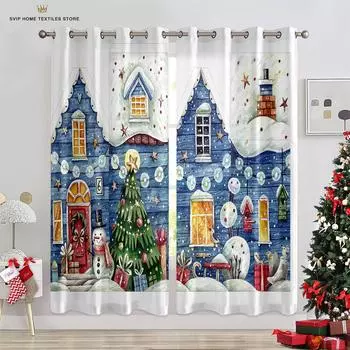 3D Modern Minimalist Wind Plant Leaves Gauze Curtain, 2 Panels, Abstract Art, Home Living Room, Bedroom, Balcony, Study Decor W50X130H(CM)X2PCS&Grommet Top