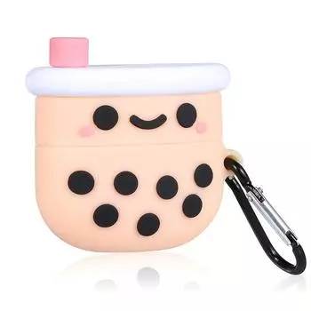 3D молочный чай милый мультяшный чехол для наушников Airpods 1 2 ударопрочный силиконовый мягкий чехол для зарядки Airpods 3 2021 Pro airpods 1/2