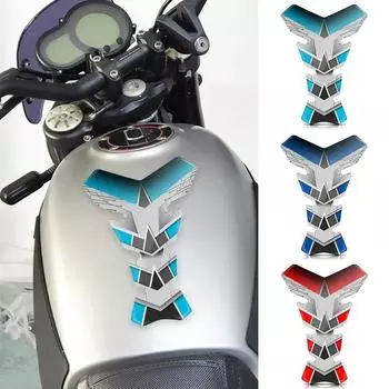 3D мотоциклетные передние защитные наклейки на топливный бак наклейки на мотоцикл защитные наклейки для Yamaha Kawasaki Benelli Honda Suzuki красный