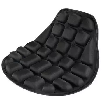 3d Motorcycle Seat Cushion Black Foam Soft Comfortable Breathable Seat Covers Mats Motorcycles Electric Bike Accessories чёрный