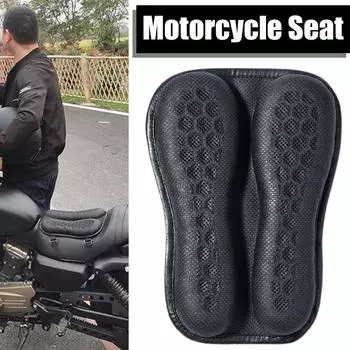 3D Motorcycle Seat Gel Cushion Motorcycle Saddle Cushion Breathable Honeyomb Structure Moto Seat Comfortable Cushion Accessories