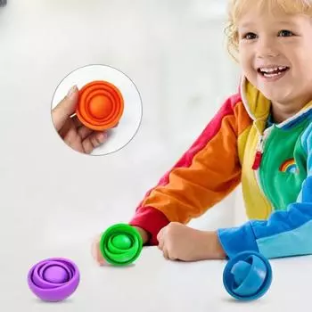 3D мяч для снятия стресса, неограниченный флип, мяч для снятия стресса, новая игра, декомпрессионная головоломка, игрушечный мяч белый