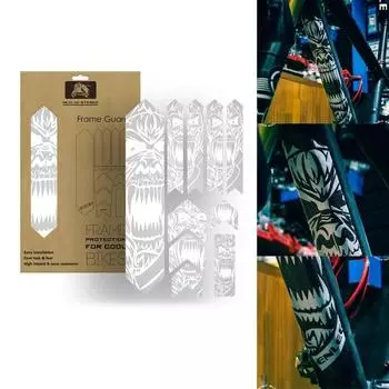 3D MTB горный велосипед, устойчивая к царапинам защитная рама, съемная наклейка, защитный чехол для дорожного велосипеда