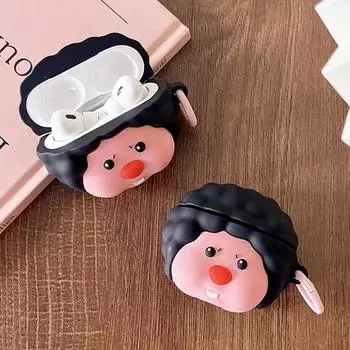 3D мультфильм Bluetooth наушники силиконовый чехол для Airpods 1/2/3/Pro защитный чехол милый петлевой гарнитура чехлы для Airpods Pro 2 For Airpods 1 2
