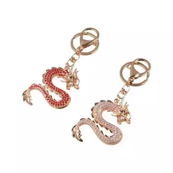 3D мультфильм китайский дракон автомобиль брелоки мода год дракона брелок для женщин Style 2