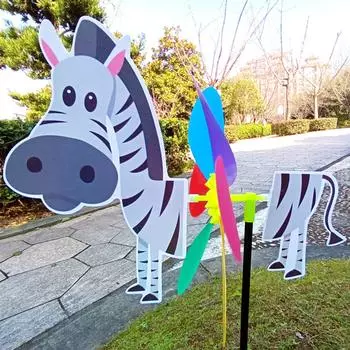 3D мультфильм ветряная мельница пластиковая детская игрушка ветряная мельница One Size