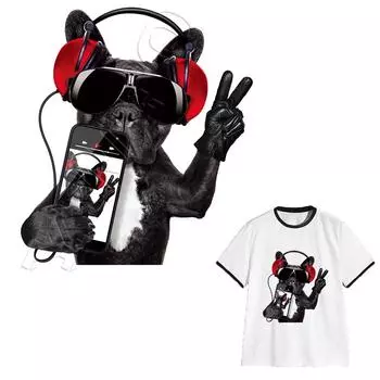 3d термо наклейка на одежду