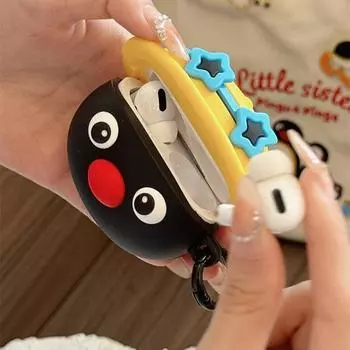 3D мультяшный пингвин Bluetooth защитный силиконовый чехол для наушников Airpods Pro 2 Чехол/Airpods Pro Чехол/Airpods 1/2/3 Чехол для детей for airpods 1 2