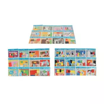 3D наклейка из пенопласта EVA, игрушка, обучающий художественный набор для рукоделия, сделай сам, мультяшная наклейка из пенопласта, игра-головоломка для малышей K