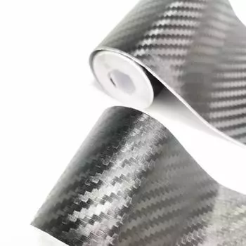 3D наклейка из углеродного волокна для автомобиля, водонепроницаемая защитная пленка для порога всего кузова автомобиля, защита от царапин, нано-пленка для порога двери 3cm X 3m