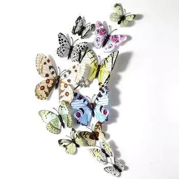 3D наклейка на стену с изображением насекомых для гостиной, спальни, 3D настенная бумага, ПВХ-наклейка