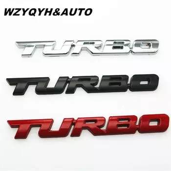 3D наклейка с эмблемой автомобиля TURBO METAL GRILL задний багажник автомобиля значок i чёрный