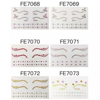 3D наклейки для глаз, украшения лица, наклейки для вечеринки, макияжа, алмазные маски, временные татуировки, наклейки своими руками