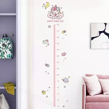 3D-наклейки для измерения роста животных. Самоклеящиеся 3D-наклейки для измерения роста. Симпатичная таблица роста. 2